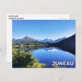 Auke Lake Juneau, Alaska Postkarte (Vorne/Hinten)