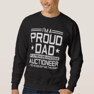 Auktionator Bietende Versteigerungspersonal Öffent Sweatshirt