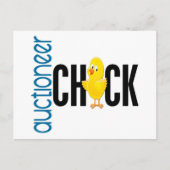 Auktionator Chick Postkarte (Vorderseite)