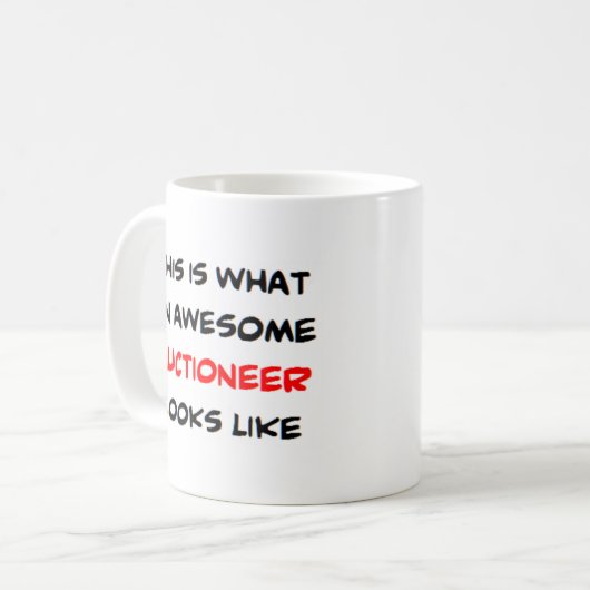 Auktionator, phantastisch kaffeetasse (Vorderseite Links)