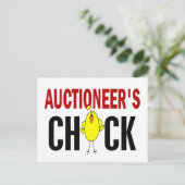 Auktionator Postkarte (Stehend Vorderseite)