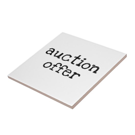 Auktionsangebot Fliese (Seite)
