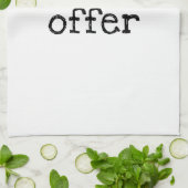 Auktionsangebot Küchentuch (Gefaltet)