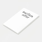 Auktionsangebot Post-it Klebezettel (angewinkelt)
