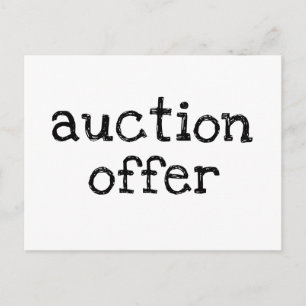 Auktionsangebot Postkarte