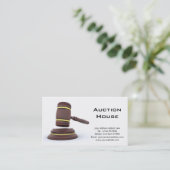 Auktionsfirma-Visitenkarte Visitenkarte (Stehend Vorderseite)