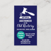 Auktionshaus-Verkauf Gavel Bewertung Tag (Vorderseite)