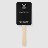 Auktionsplatte | Wohltätigkeit Event Bid Modern Lo Fächer (Rückseite)