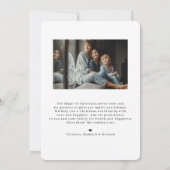 Auld Lang Syne | Gilded Calligraphy Foto Card Einladung (Rückseite)