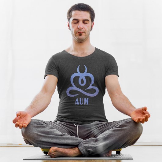 AUM Lotus Meditation Yoga Design T-Shirt