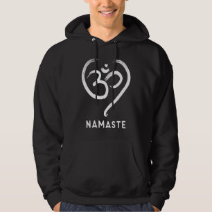 Aum-Symbol Herz Namaste Om Hoodie