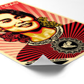 Aung San Suu Kyi Poster (Ecke)