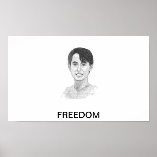 AUNG SAN SUU KYI POSTER (Vorne)