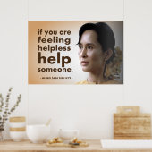 Aung san suu kyi poster (Küche)
