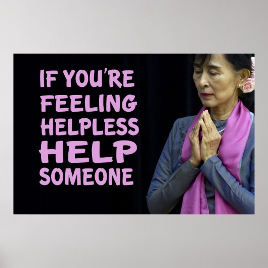 Aung San Suu Kyi Poster (Vorne)