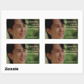 Aung San Suu Kyi Sticker (Blatt)