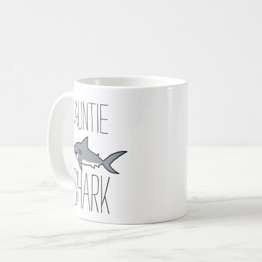 Aunite Haifisch-Tasse Kaffeetasse (Vorderseite Links)