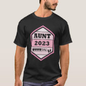 Aunt 2023 Loading Promoted To Aunt Soon To Be Aunt T-Shirt (Vorderseite)