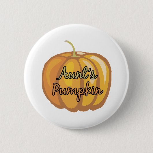 Aunt' s-Kürbis Button (Vorderseite)