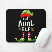 Aunt Christmas Elf Matching Pajama X-mas Party  Mousepad (Mit Mouse)