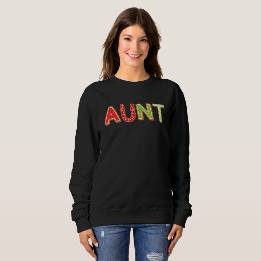Aunt Christmas Pajama Cool Family Matching Santa H Sweatshirt (Vorne ganz)