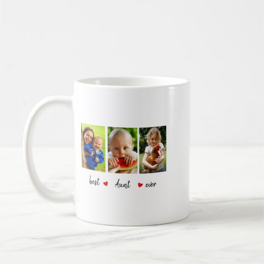 Aunt Ever 3 Photo Kaffeetasse (Links)