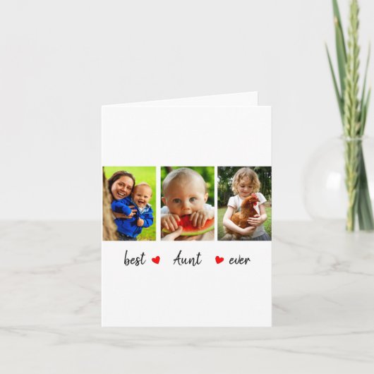 Aunt Ever 3 Photo Karte (Vorderseite)
