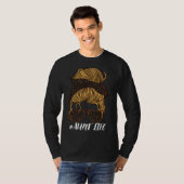 Aunt Life Leopard Messy Bun Girls Aunt Life T-Shirt (Vorne ganz)