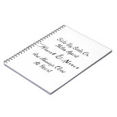 Aunt & Niece Quote – Side By Side or Miles Apart Notizblock (Linke Seite)