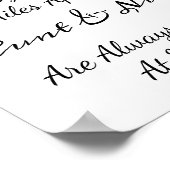 Aunt & Niece Quote – Side By Side or Miles Apart Poster (Ecke)