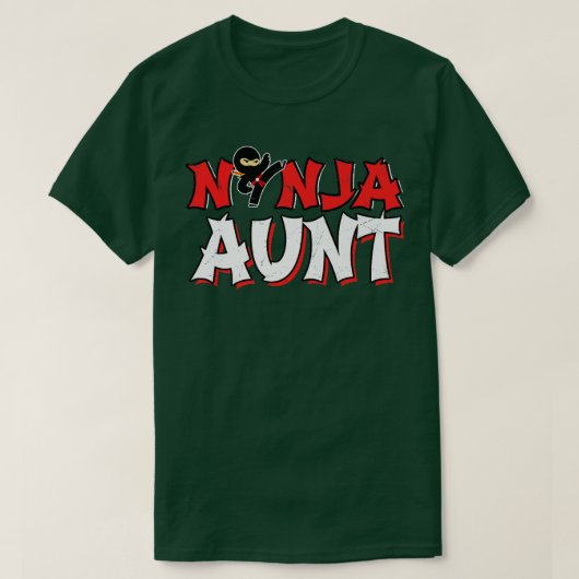 Aunt Ninja Shirt - Mom of the Birthday Ninja for M (Design vorne)