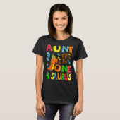 Aunt Of The One-a-saurus 1st Birthday Boy Dinosaur T-Shirt (Vorne ganz)