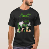 Aunt of The Wild One  Zoo's Happy Birthday Jungle  T-Shirt (Vorderseite)