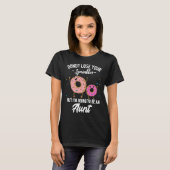 Aunt Pregnancy Announcement Meme Reveal Donut Quo T-Shirt (Vorne ganz)