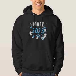 Aunt Tante 2023  Baby Boy Sayings Hoodie