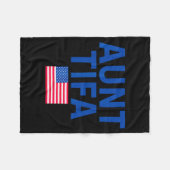 Aunt Tifa Fleecedecke (Vorderseite (Horizontal))