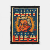 Aunt Tifa Shirt Aunt Tifa Funny Style Ster Fleecedecke (Vorderseite)