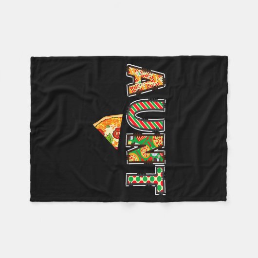 Aunt Zza Birthday Squad Crew Family Matching Fleecedecke (Vorderseite (Horizontal))