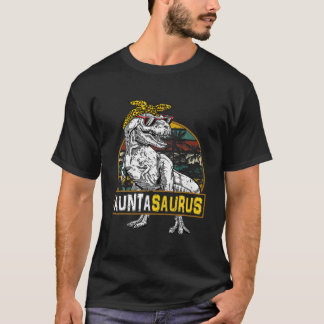 Auntasaurus Leopard T Rex Dinosaur Aunta Saurus Mo T-Shirt