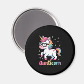 Aunticorn Aunty Dabbing Unicorn Auntie Aunt Christ Magnet (Vorderseite/Rückseite)