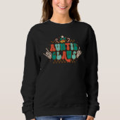 Auntie Claus Christmas Family Matching Pajamas Au Sweatshirt (Vorderseite)