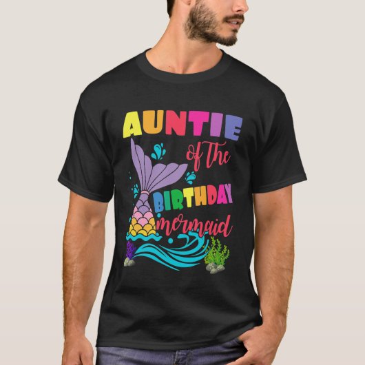 Auntie der Geburtstagsmilderfamilie T-Shirt (Vorderseite)