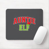 Auntie Elf Christmas Family Matching Group Xmas Si Mousepad (Mit Mouse)