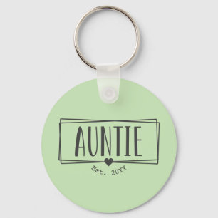 Auntie Est. Custom Aunt established New Aunt Gifts Schlüsselanhänger