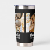 Auntie Established Script Black 3 Photo Thermobecher (Rechts)