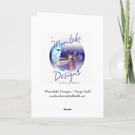 Auntie Ethel Birthday Card With Butterflies Karte (Rückseite)