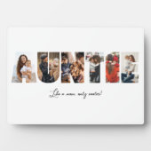 Auntie Foto Collage Plaque Fotoplatte (Vorderseite)