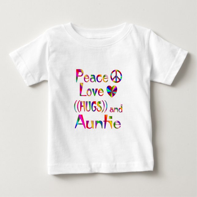 Auntie Hugs Baby T-shirt (Vorderseite)