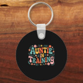 Auntie In Training Aun For Hostal Labor Nephew  Schlüsselanhänger (Vorderseite)