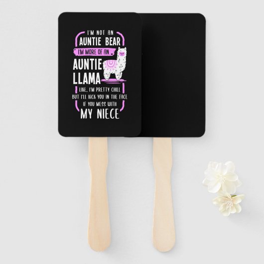 Auntie Llama Fächer (Vorne und Hinten)